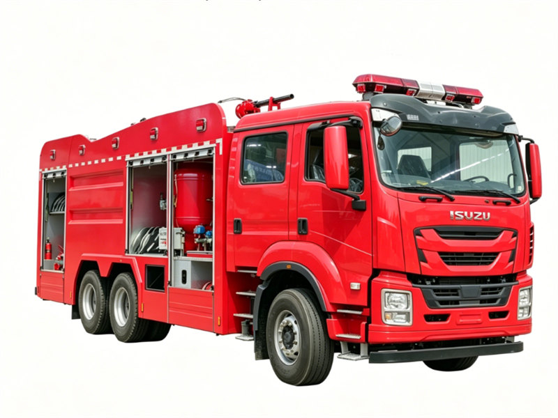 Isuzu GIGA dry powder fire truck