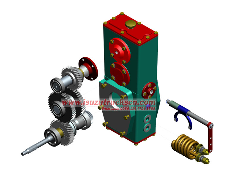 ISUZU foam fire truck PTO