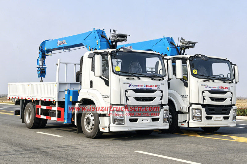 Isuzu GIGA truck loader crane