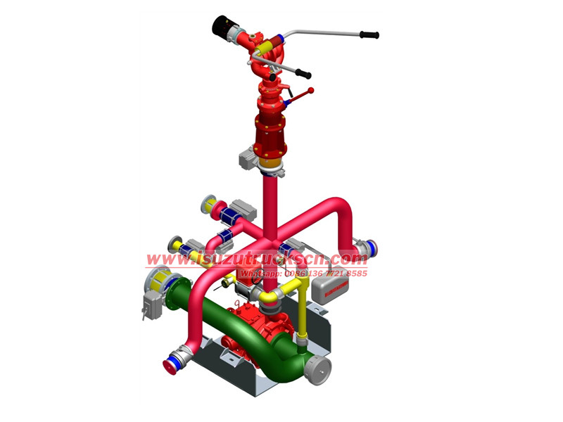 ISUZU foam tanker fire tender