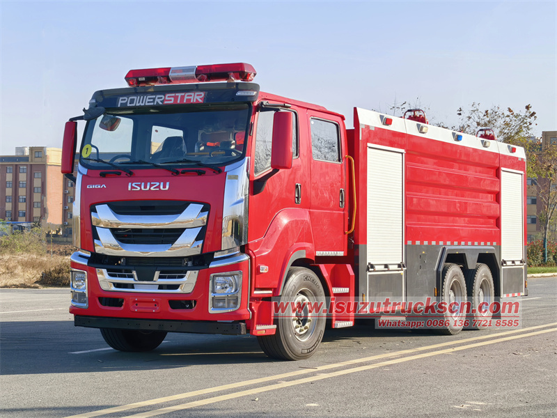 Isuzu 12 cbm industrial fire tender 