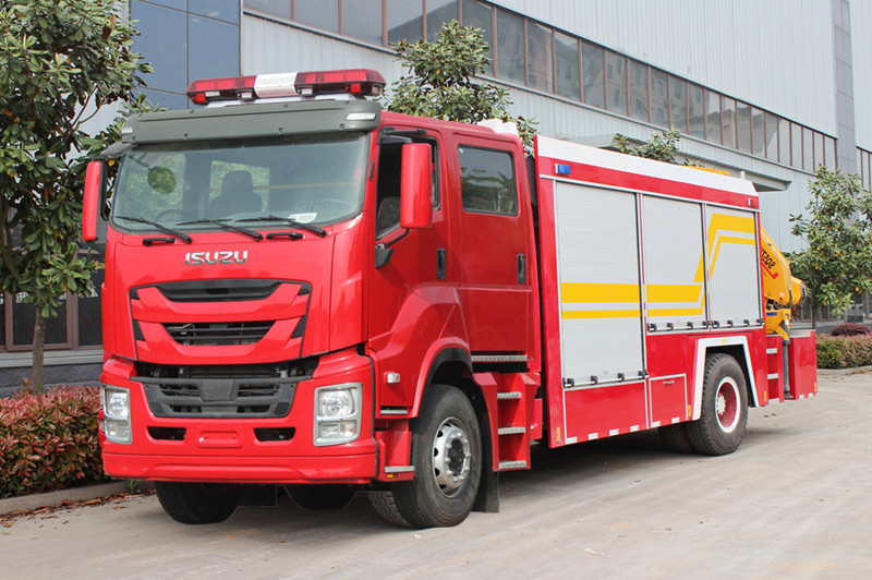 3200kg crane honda Generator Set ISUZU emergency rescue vehicle fire truck
