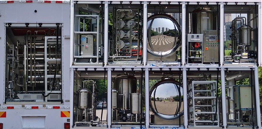 ISUZU brand Mobile Water Purification Truck