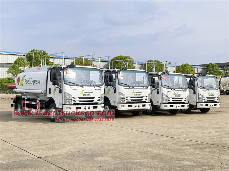 4 units ISUZU KV600 6000 Liters Refuel Tanker Truck