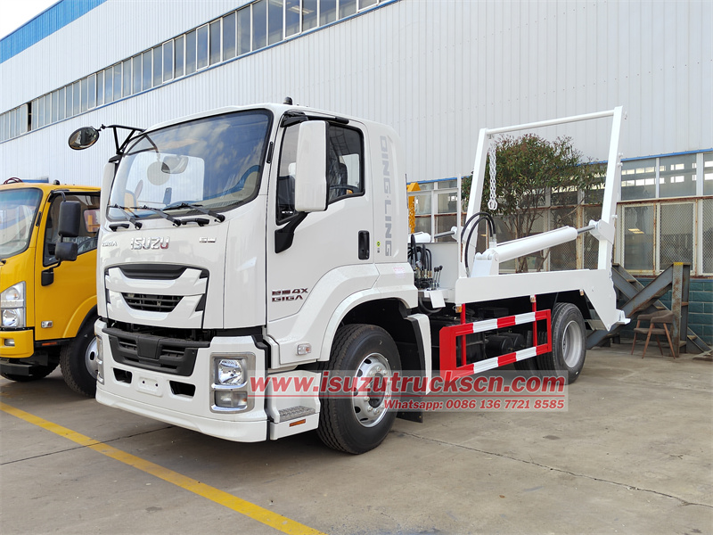 ISUZU 10cbm skip bin loader truck