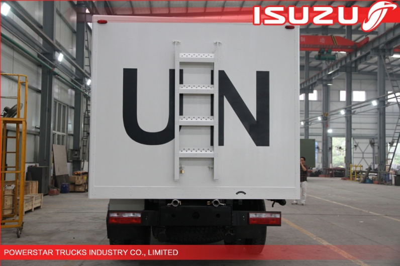 china best Quality 6wheels Mobile Workshop for UN