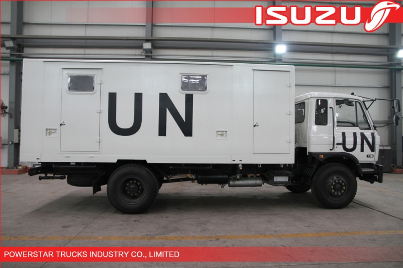 china best Quality 6wheels Mobile Workshop for UN