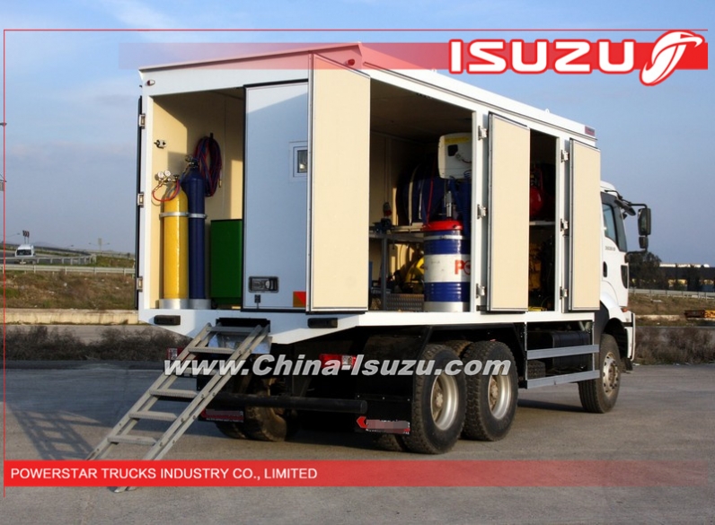 japanese Manufacturer of Isuzu Mobile Workshops & Wagon Trucks 6x6