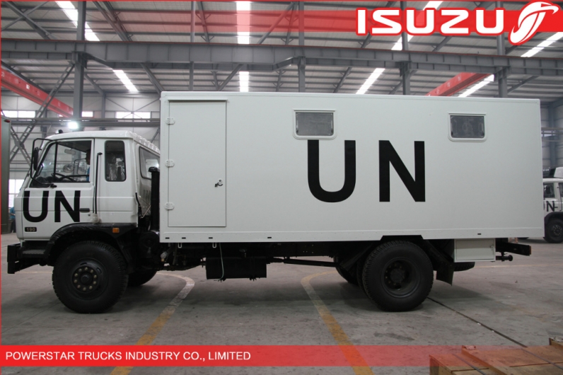 china best Quality 6wheels Mobile Workshop for UN