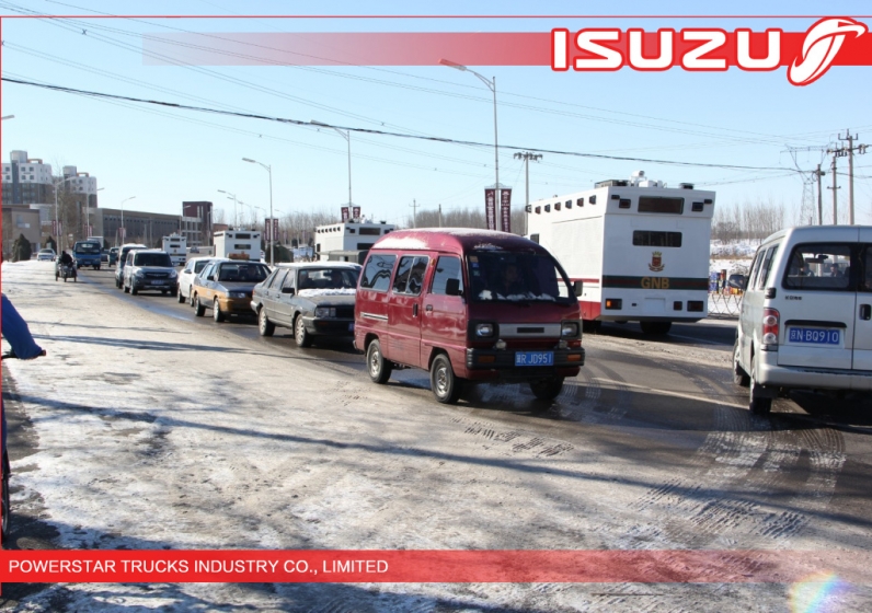 4x4,6x6 Isuzu Police Workshop Truck with guard for Emergency
