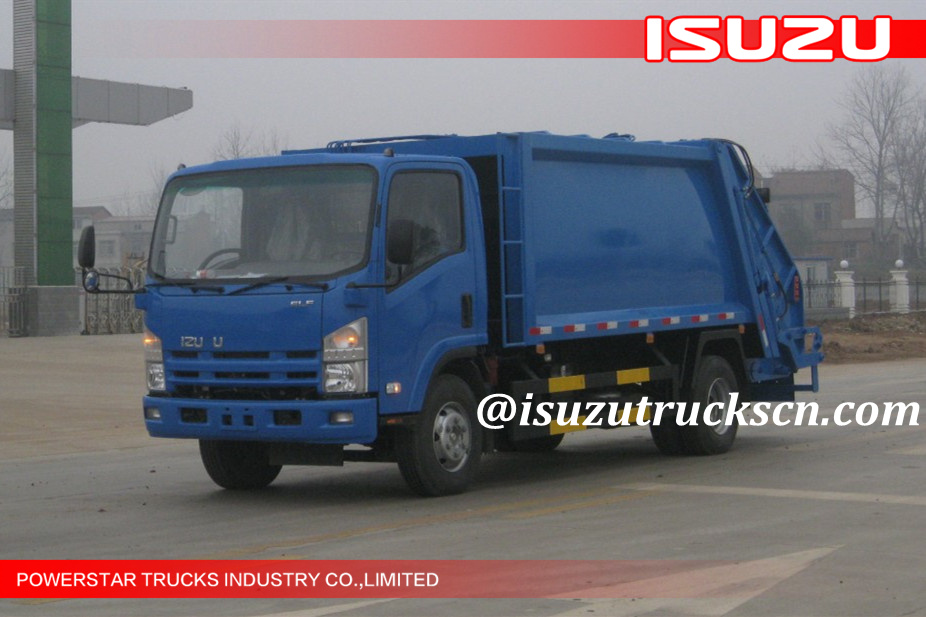 Hydraulic 3tons 5Tons Isuzu Garage Truck for waste transportation