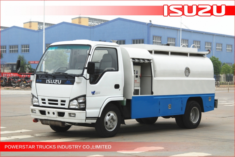 Factory direct sale 4000L Isuzu Fiscal Refuel Tank Truck for Gasoline/Light Diesel Delivery
