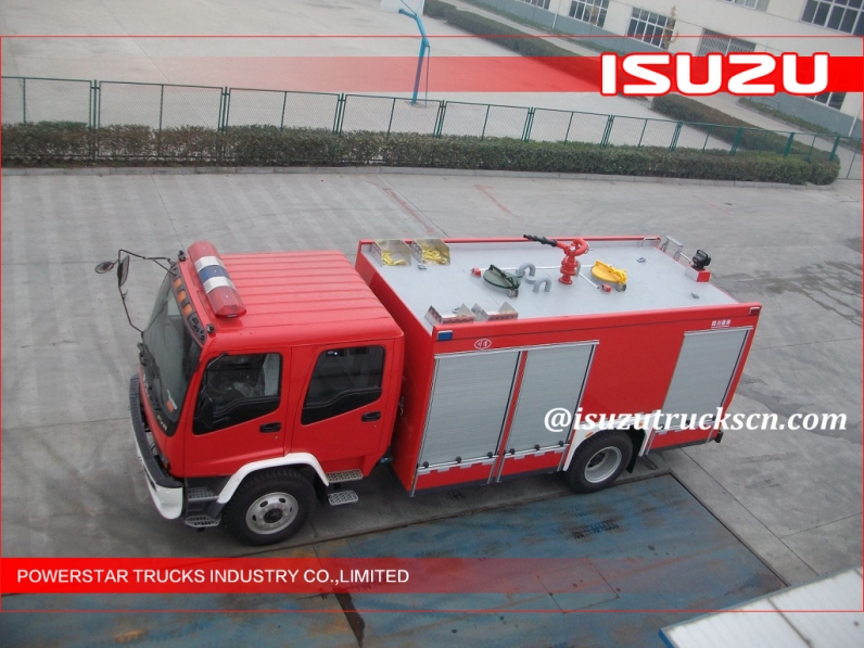 Middle pressure pump ISUZU 2Ton fire fighting truck for sale