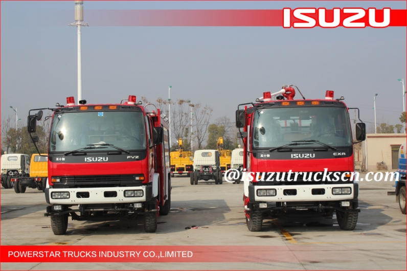 Factory direct sale 6*4 12000L Fire Truck Isuzu water foam Fire Vehicle