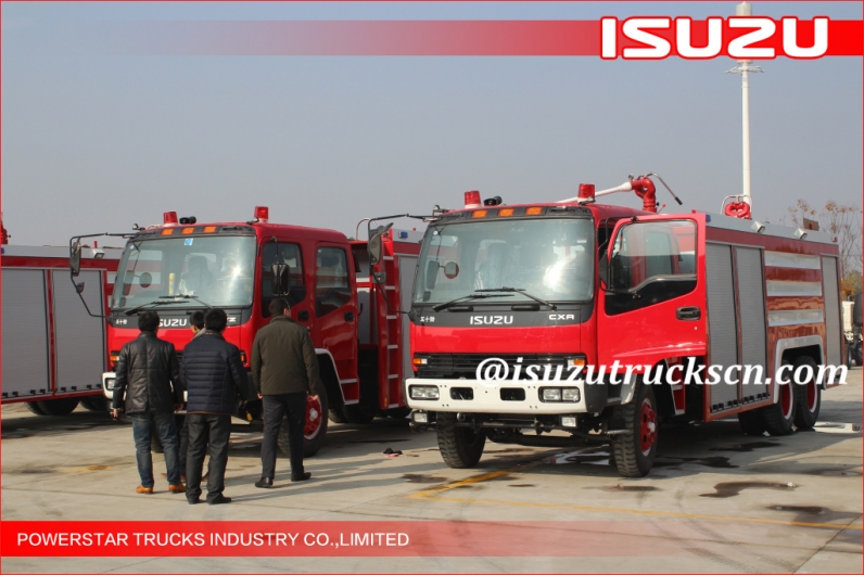 Factory direct sale 6*4 12000L Fire Truck Isuzu water foam Fire Vehicle
