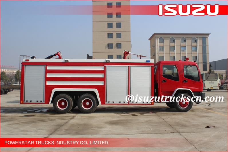 Factory direct sale 6*4 12000L Fire Truck Isuzu water foam Fire Vehicle