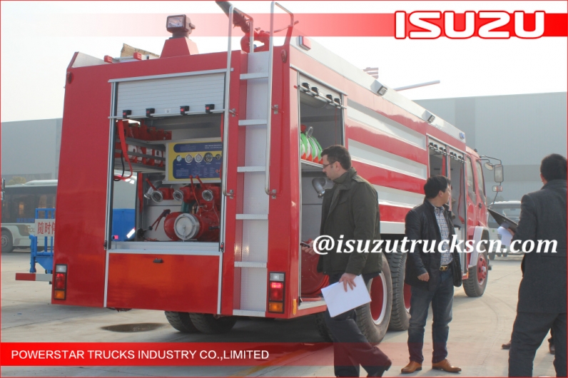 Factory direct sale 6*4 12000L Fire Truck Isuzu water foam Fire Vehicle