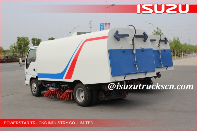 Japanese 5cbm Isuzu Street Sweeping Garbage Truck for sale