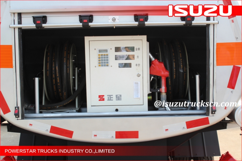 4000L (1,056 US Gallon) 4x2 ISUZU chassis (115HP) Mobile Refueling truck for Light Gasoline/Diesel Delivery