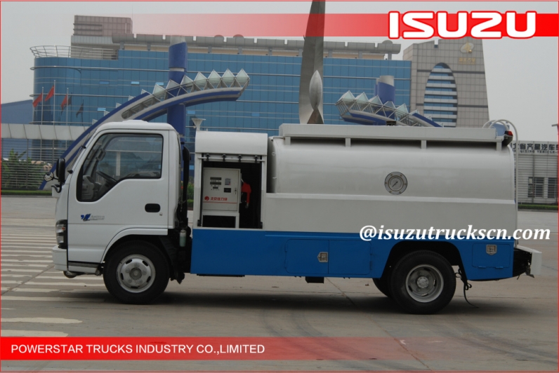 Factory direct sale 4000L Isuzu Fiscal Refuel Tank Truck for Gasoline/Light Diesel Delivery
