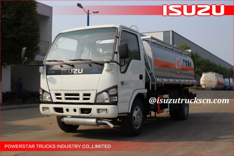 4000L (1,056 US Gallon) 4x2 ISUZU chassis (115HP) Mobile Refueling truck for Light Gasoline/Diesel Delivery