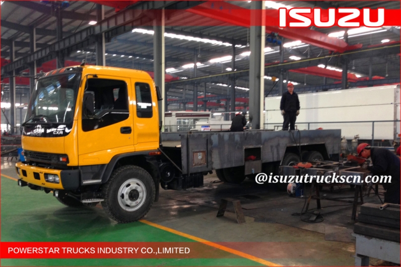 heavy construction machiney ISUZU lifting equipment 22m aerial working platform service truck for sale