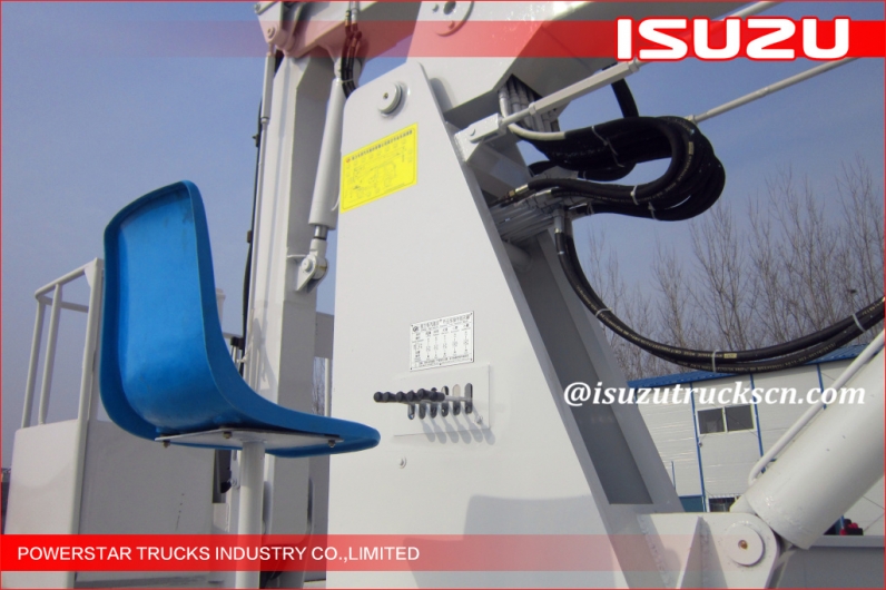 heavy construction machiney ISUZU lifting equipment 22m aerial working platform service truck for sale