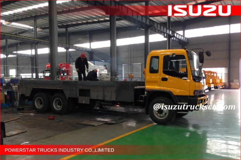 heavy construction machiney ISUZU lifting equipment 22m aerial working platform service truck for sale