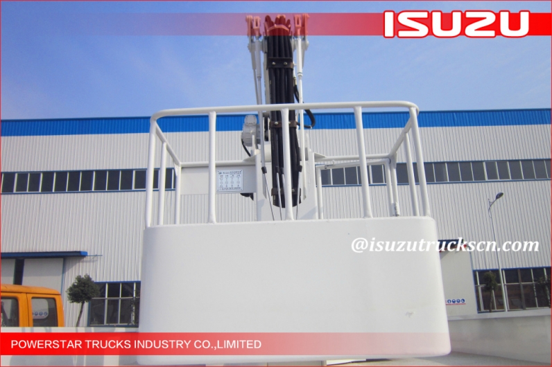 heavy construction machiney ISUZU lifting equipment 22m aerial working platform service truck for sale