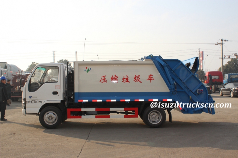 Factory 3cbm-5cbm ISUZU Truck Garbage Compactor Supplier