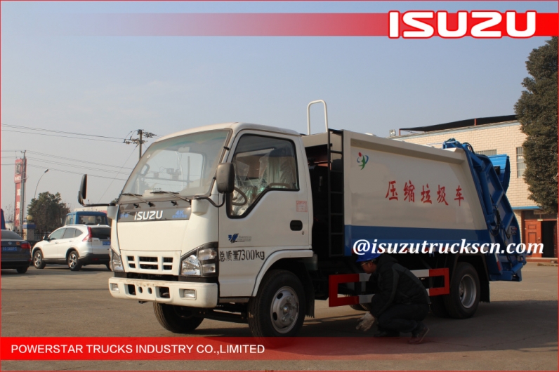 Factory 3cbm-5cbm ISUZU Truck Garbage Compactor Supplier