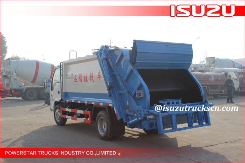 Factory 3cbm-5cbm ISUZU Truck Garbage Compactor Supplier