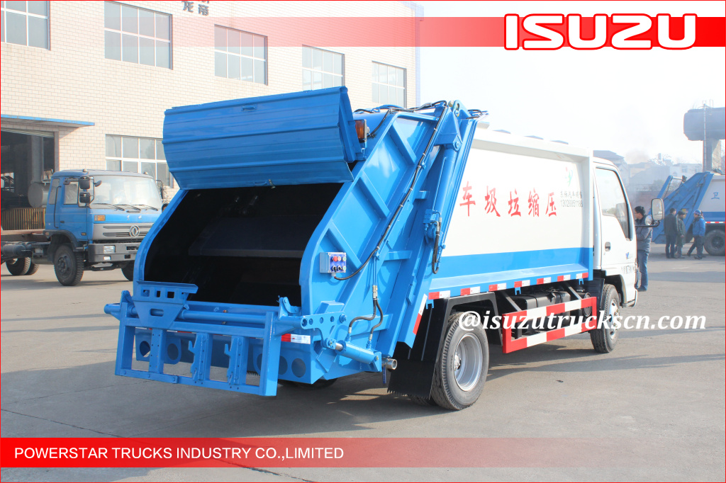 Factory 3cbm-5cbm ISUZU Truck Garbage Compactor Supplier