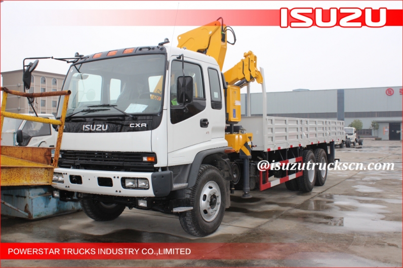 Isuzu 4 ton truck crane / truck mounted crane for sale