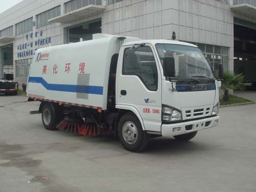 Broom street sweeper ISUZU ELF Vacuum sweeper Vehicle