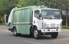 Isuzu truck with fully enclosed garbage tank,good sealed/Mobile Rubbish Compactor