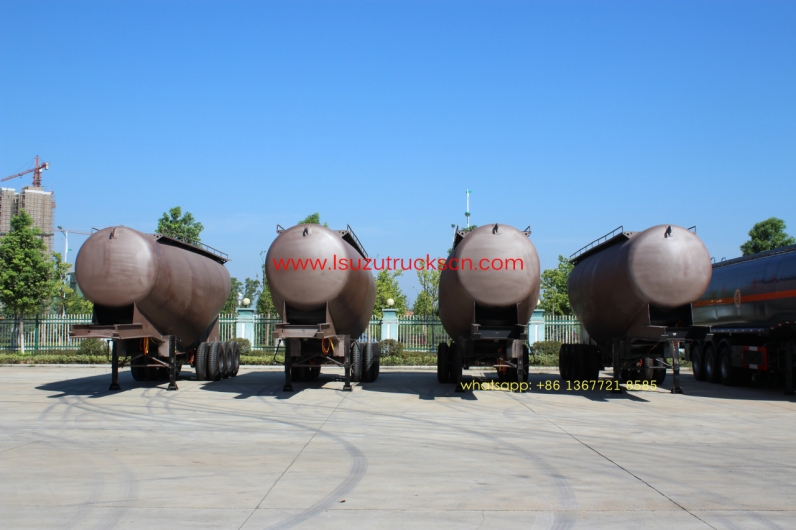 35cbm 3 Axle Dry Bulk Cement Truck Powder Transport Tanker Semi Trailer for sale
