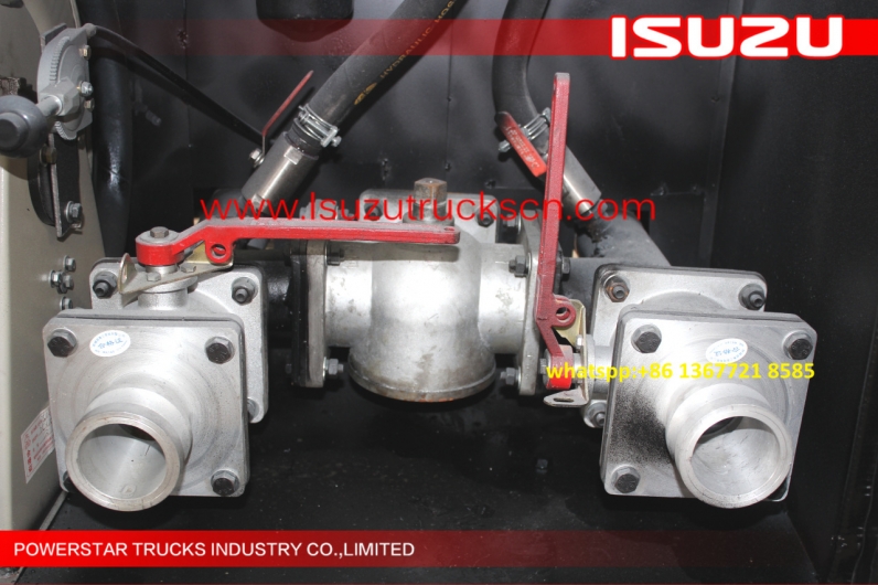 ISUZU 5 Cubic fuel transfer tanks truck