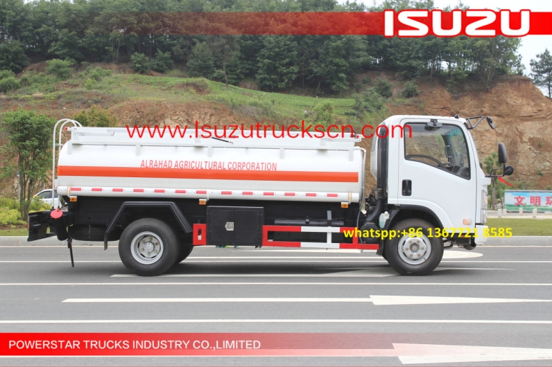 ISUZU 5 Cubic fuel transfer tanks truck
