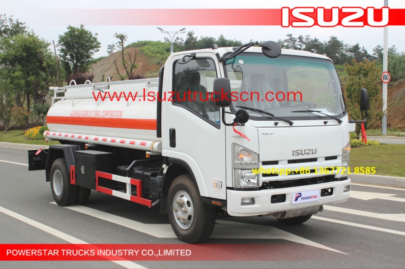 ISUZU 5 Cubic fuel transfer tanks truck