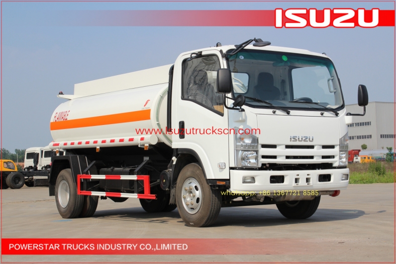 Best price 8,000L Diesel Fuel tank truck NPR ISUZU for sale