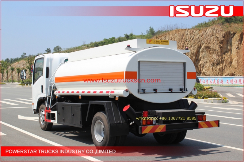 Best price 8,000L Diesel Fuel tank truck NPR ISUZU for sale