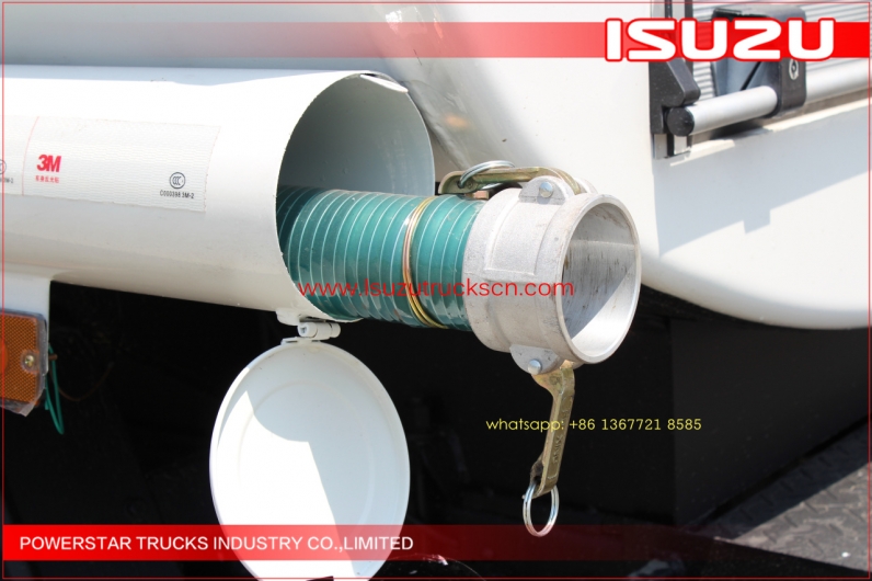 Best price 8,000L Diesel Fuel tank truck NPR ISUZU for sale