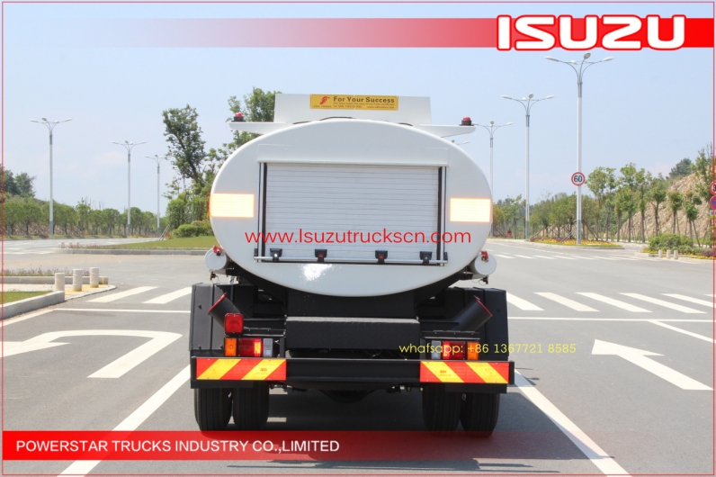 Best price 8,000L Diesel Fuel tank truck NPR ISUZU for sale