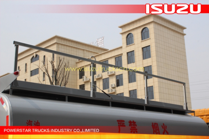 25m3 Isuzu truck Aluminum alloy fuel tanker truck for sale