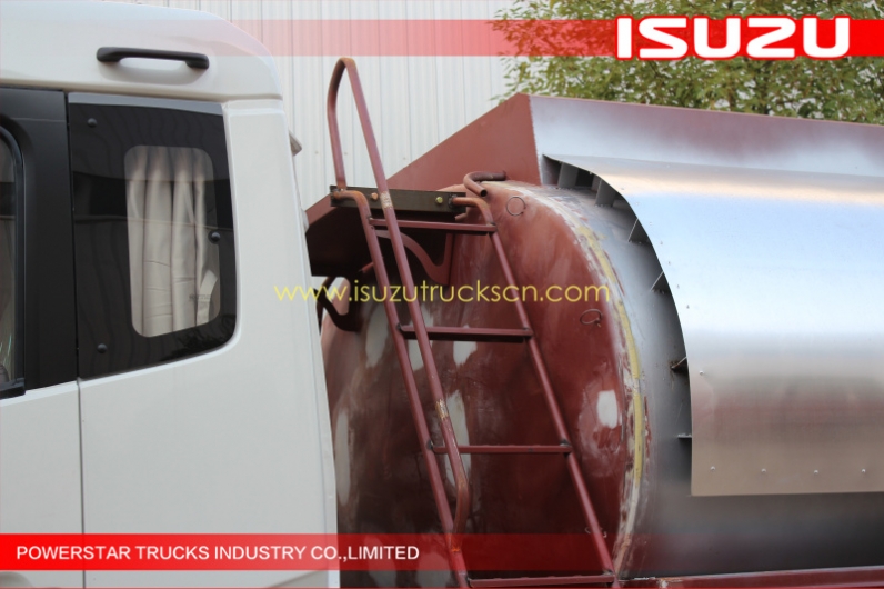 25m3 Isuzu truck Aluminum alloy fuel tanker truck for sale
