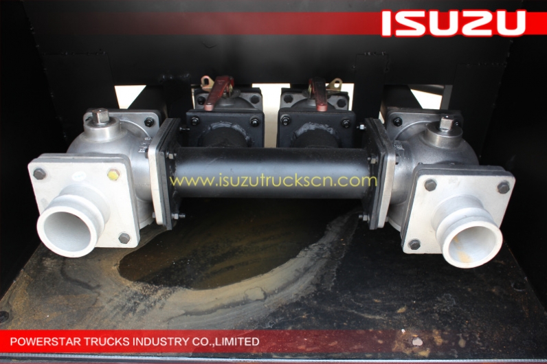 25m3 Isuzu truck Aluminum alloy fuel tanker truck for sale