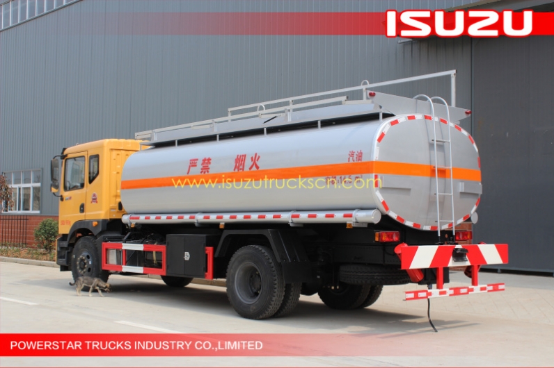 25m3 Isuzu truck Aluminum alloy fuel tanker truck for sale
