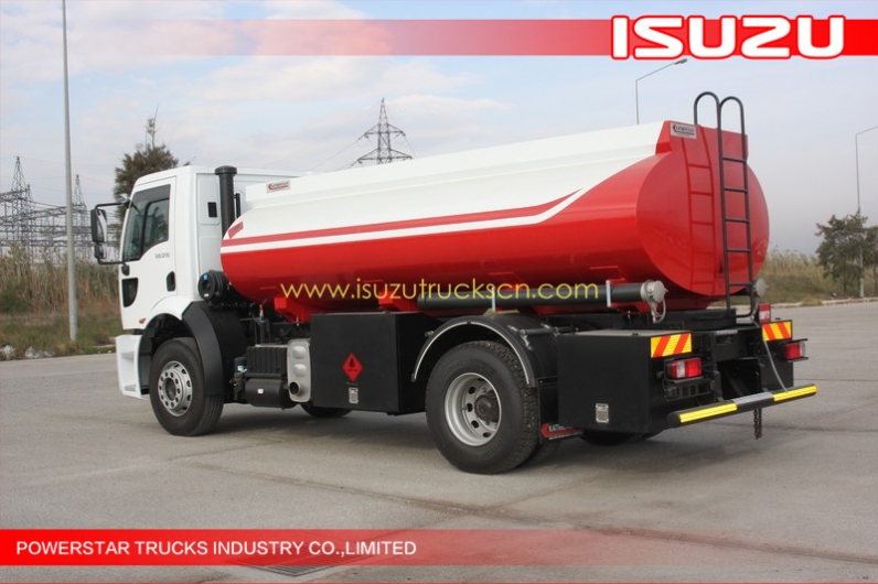 25m3 Isuzu truck Aluminum alloy fuel tanker truck for sale