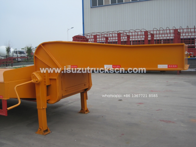 china 2 axles 3 axles 50ton heavy duty low bed trailers/lowbed semi trailer for sale